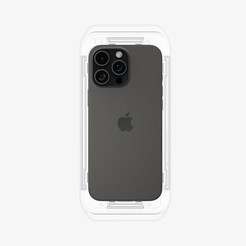 מגן מסך לסדרת אייפון 16 מבית Spigen GLAS.tR EZ Fit